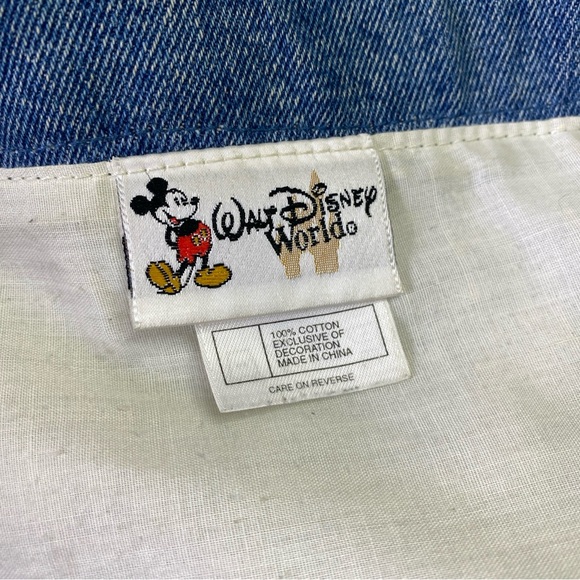 Disney Mickey Embroidered Denim Tote Bag - Picture 12 of 13